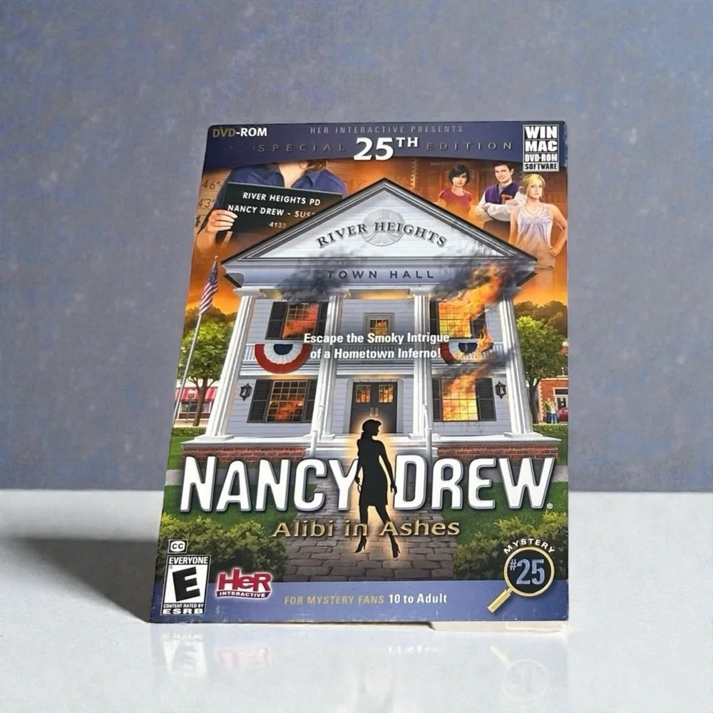 Nancy Drew Special Edition Alibi in Ashes #25 PC CD-ROM Computer Mystery Game